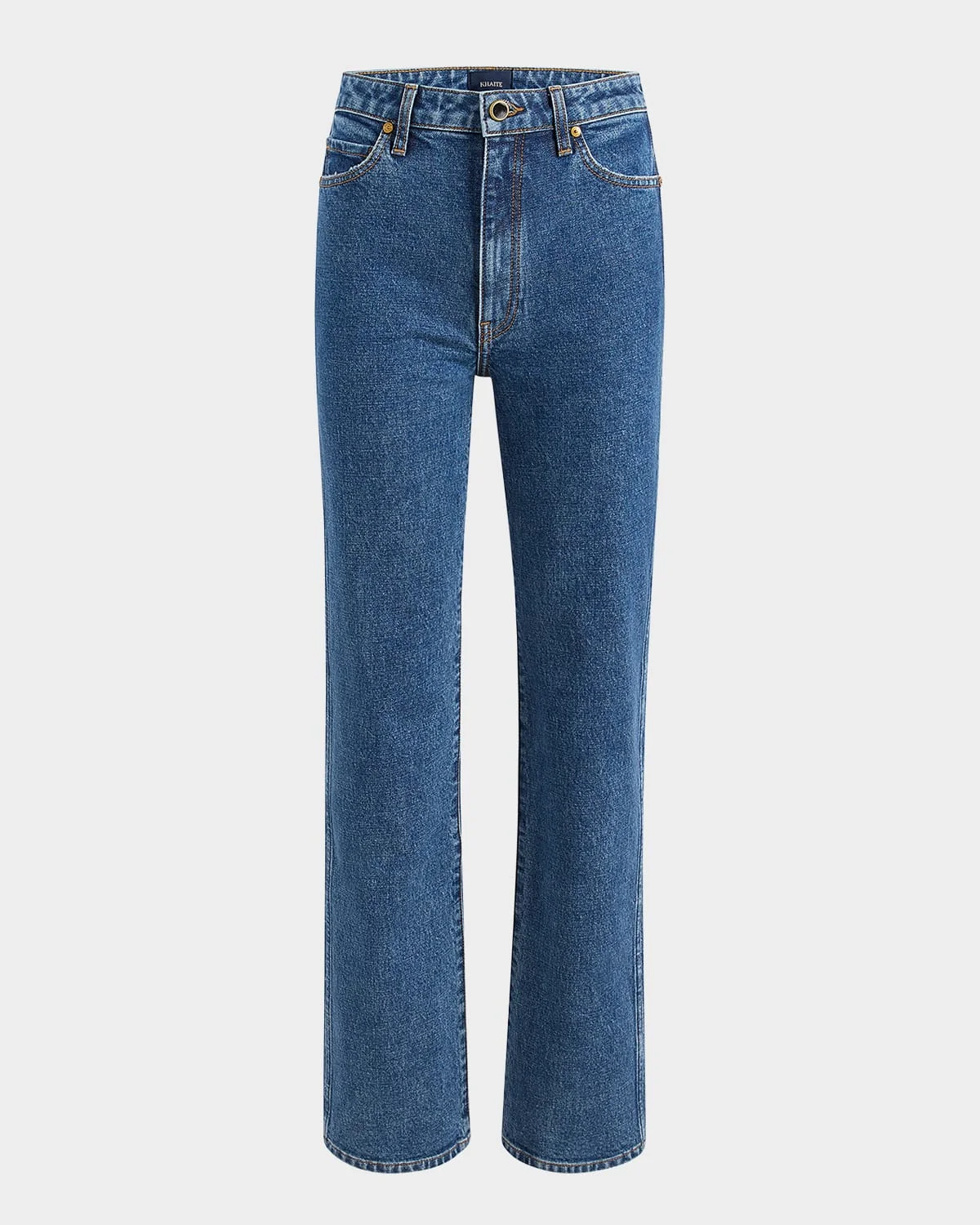 Danielle Acid-Wash Straight-Leg Jeans - 1