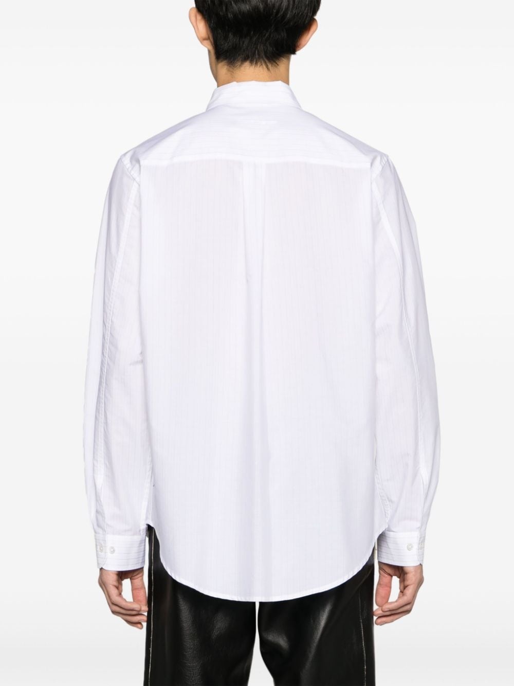 pinstriped cotton shirt - 4