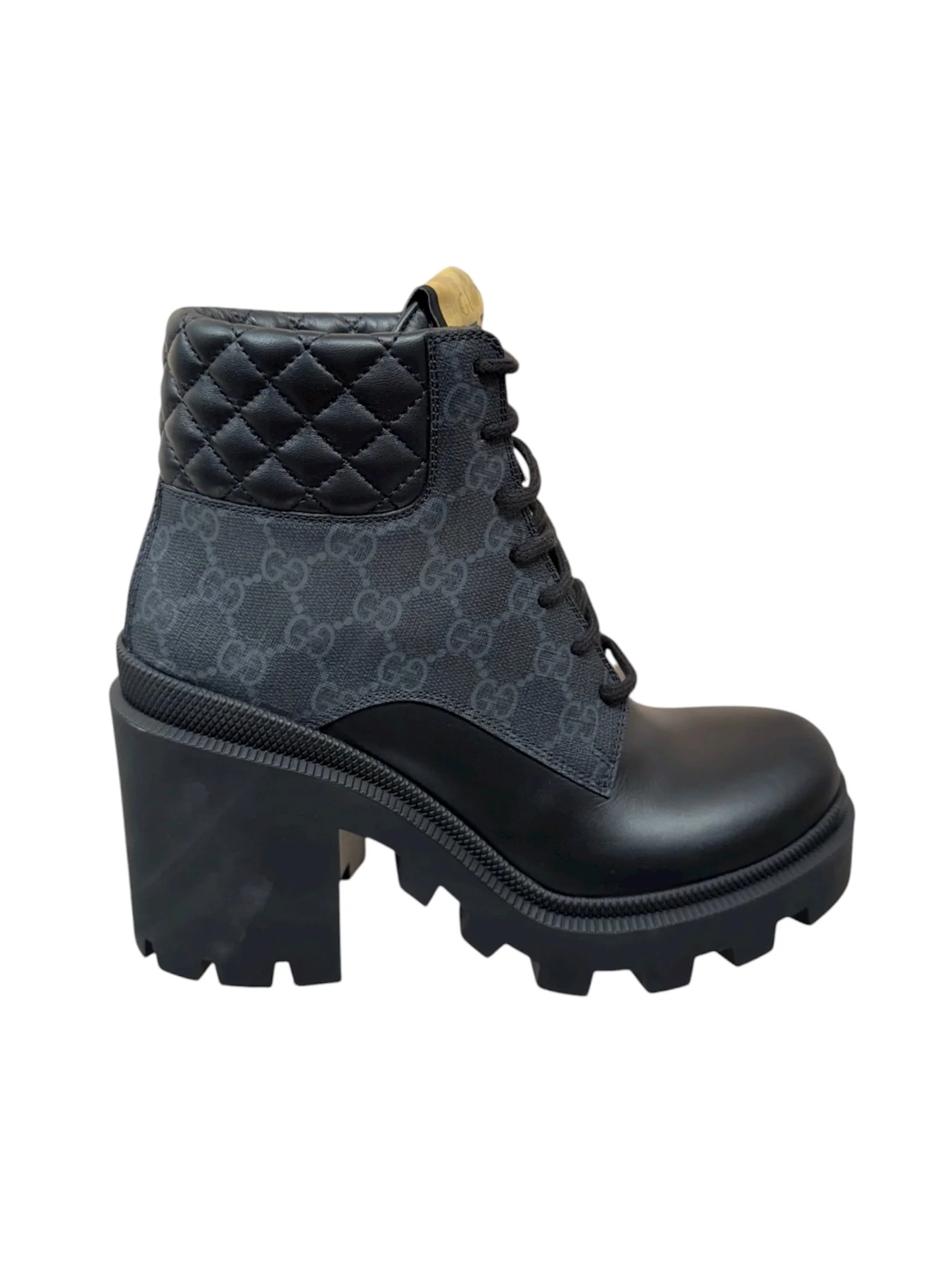 Gucci GG Leather Ankle Boots - 1