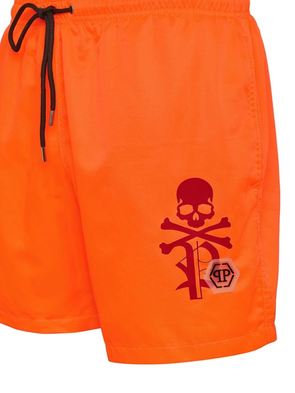 logo-print swim shorts - 2