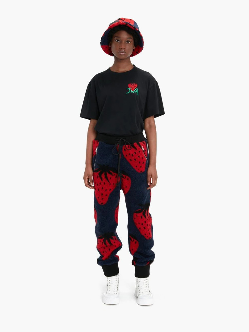JW Anderson EMBROIDERED STRAWBERRY JWA T-SHIRT outlook