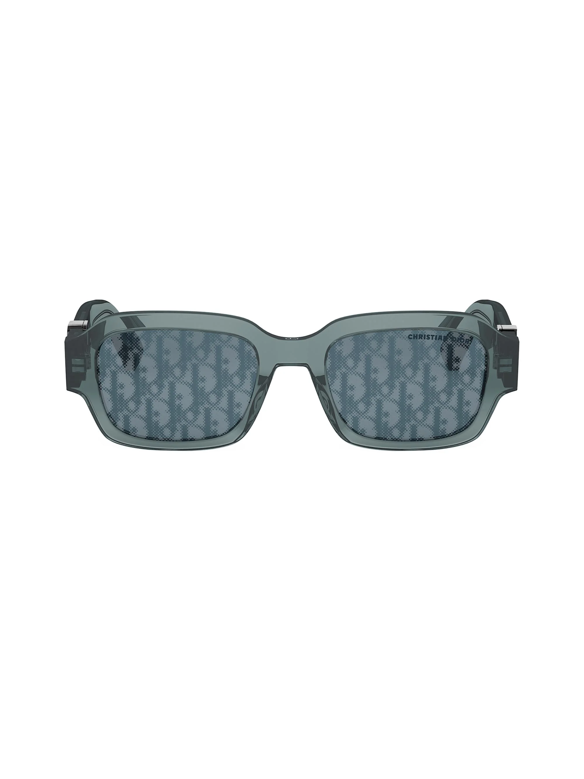 Men's DiorOblique S2I 52MM Rectangular Sunglasses - Blue - 1
