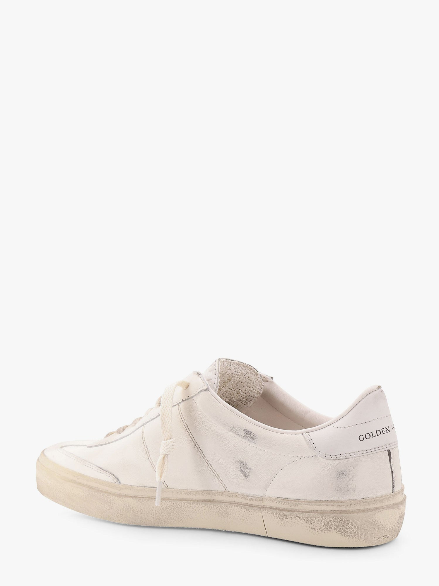 Golden Goose Deluxe Brand Soul Star Leather Low-Top Sneakers With Used Effect - 3