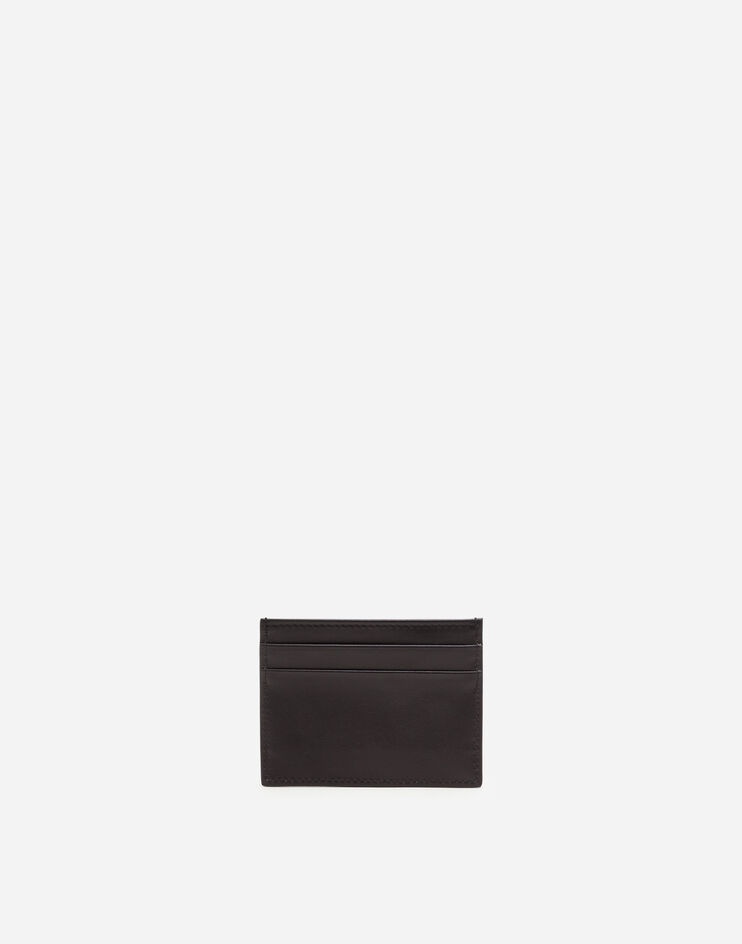 Calfskin credit card holder with baroque D&G - 3