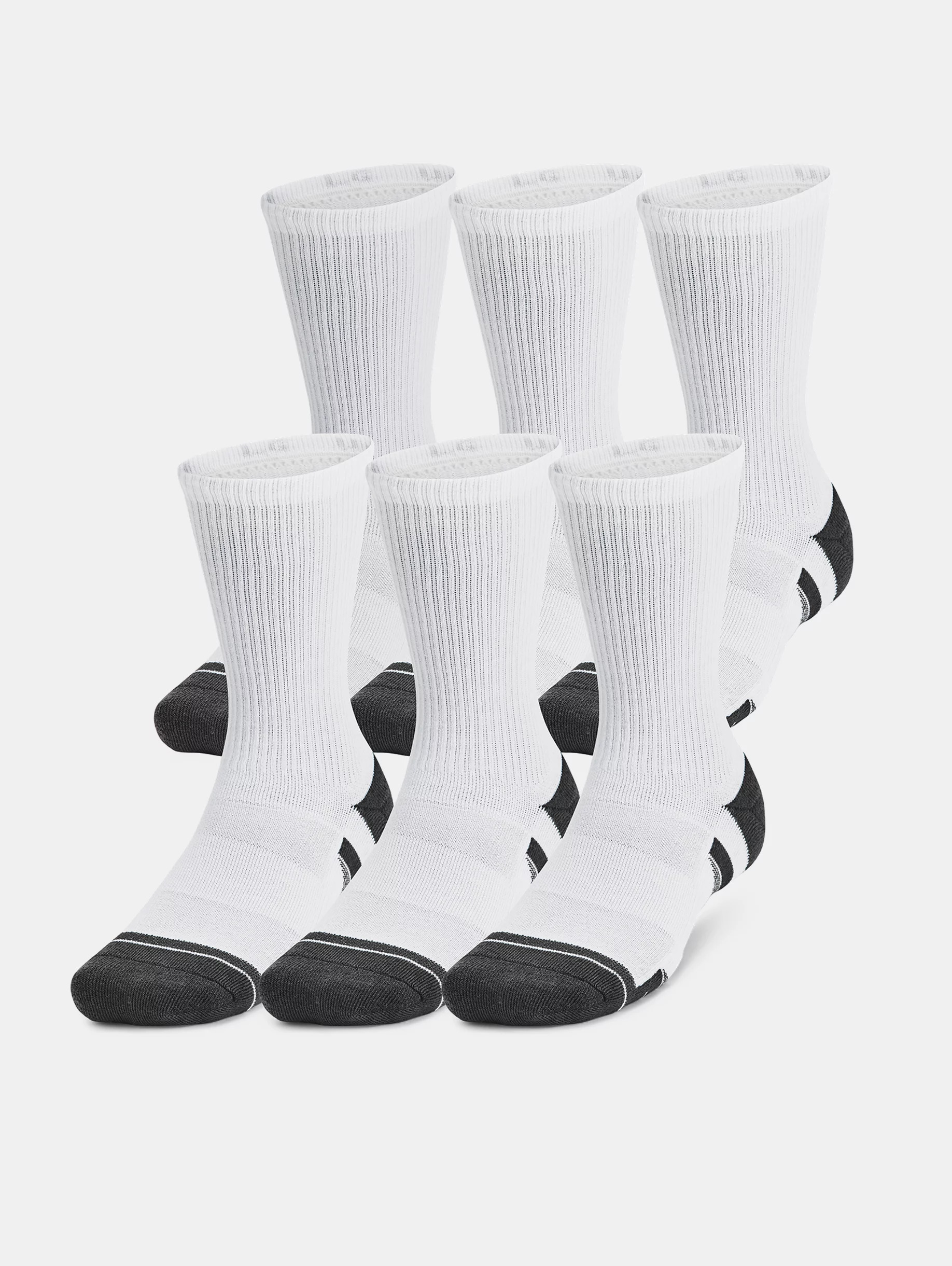 Unisex UA Performance Tech 6-Pack Crew Socks - 3