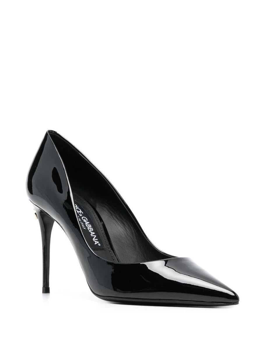 DOLCE & GABBANA PATENT LEATHER PUMPS SHOES - 4