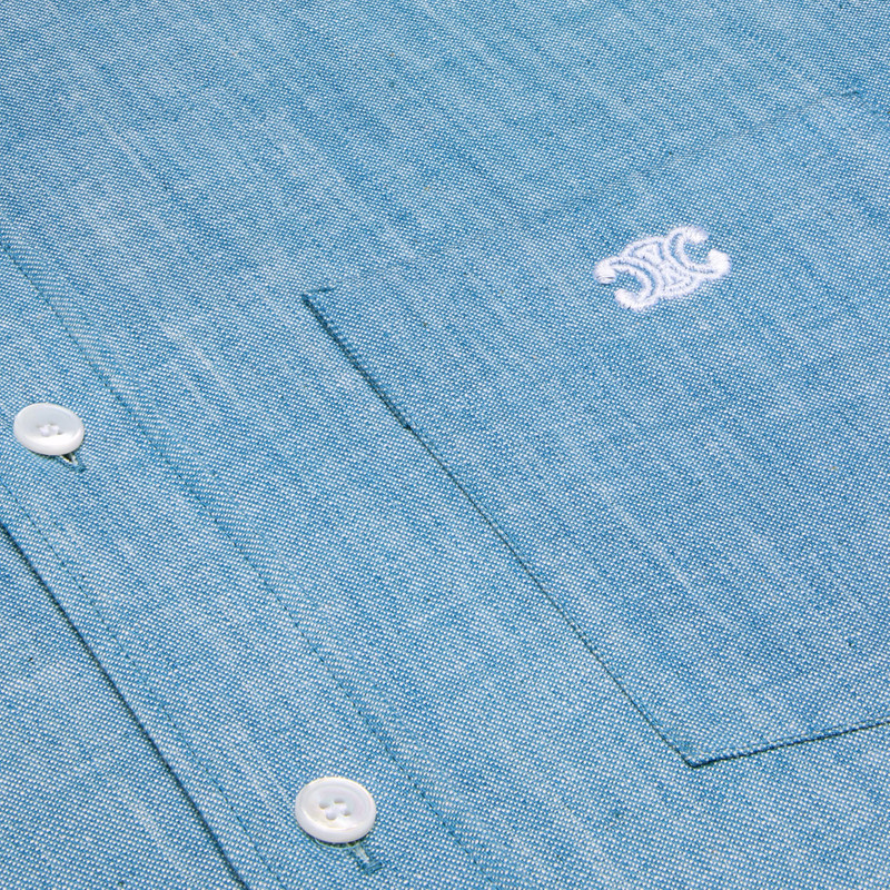 loose shirt in chambray cotton 4