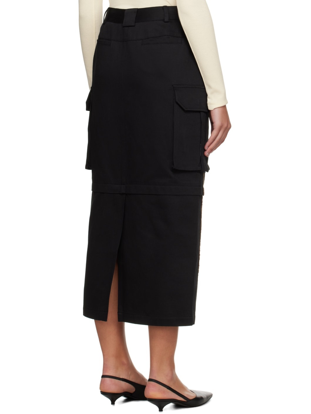 Black Joel Maxi Skirt - 3