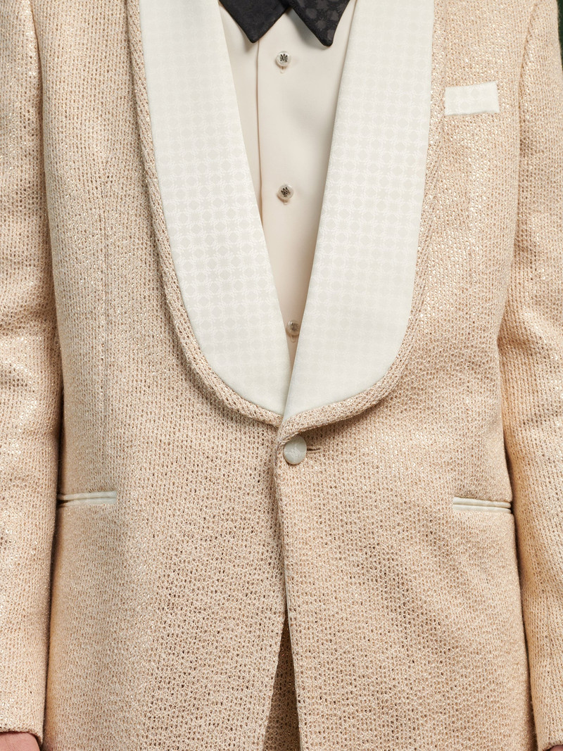 SEQUIN BOUCLE SHAWL BLAZER 5