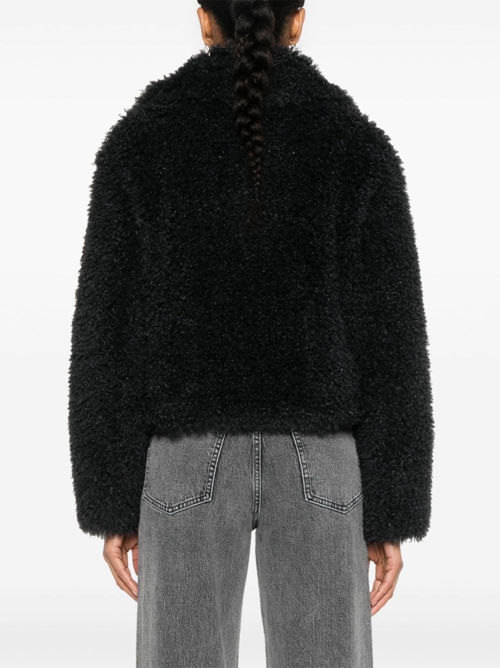 faux-shearling jacket - 4