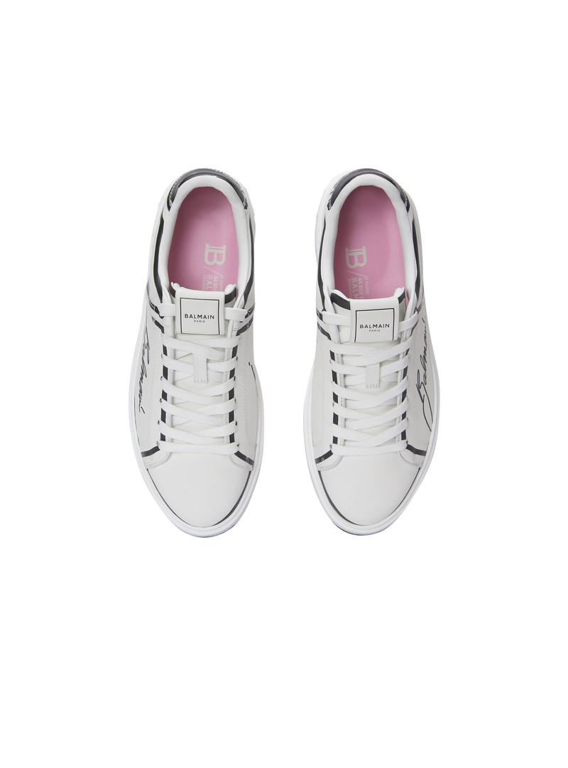 B-Court printed calfskin trainers 3