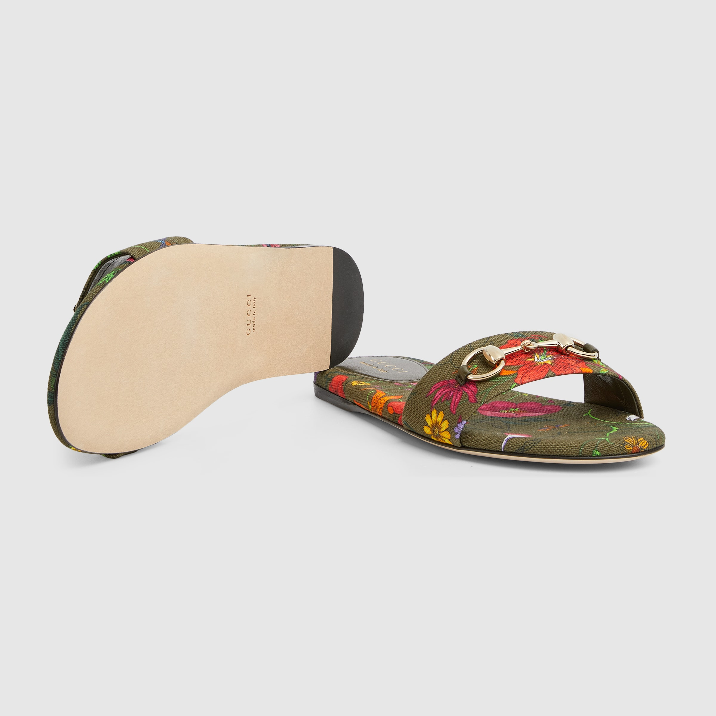 Women's slide sandal with Horsebit - 7