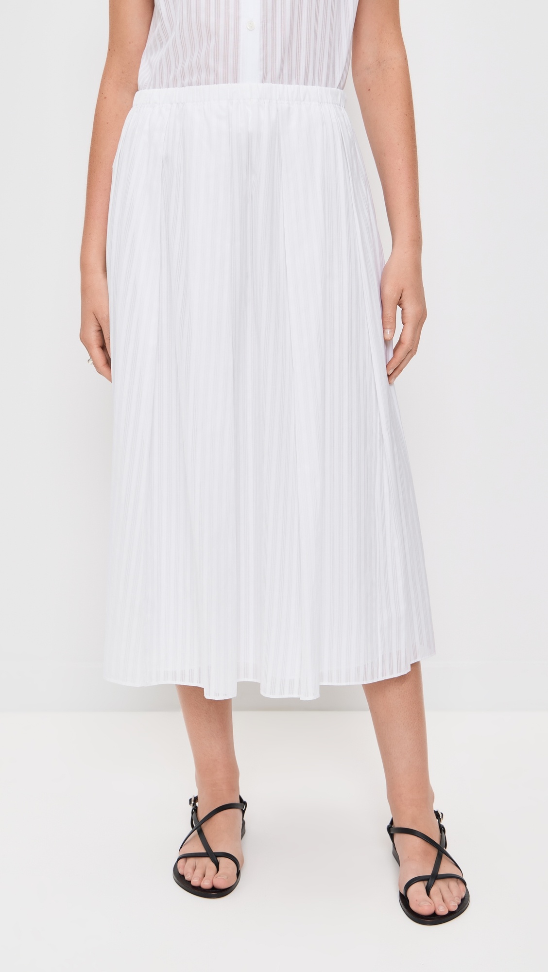 Irregular Pleat Skirt - 1
