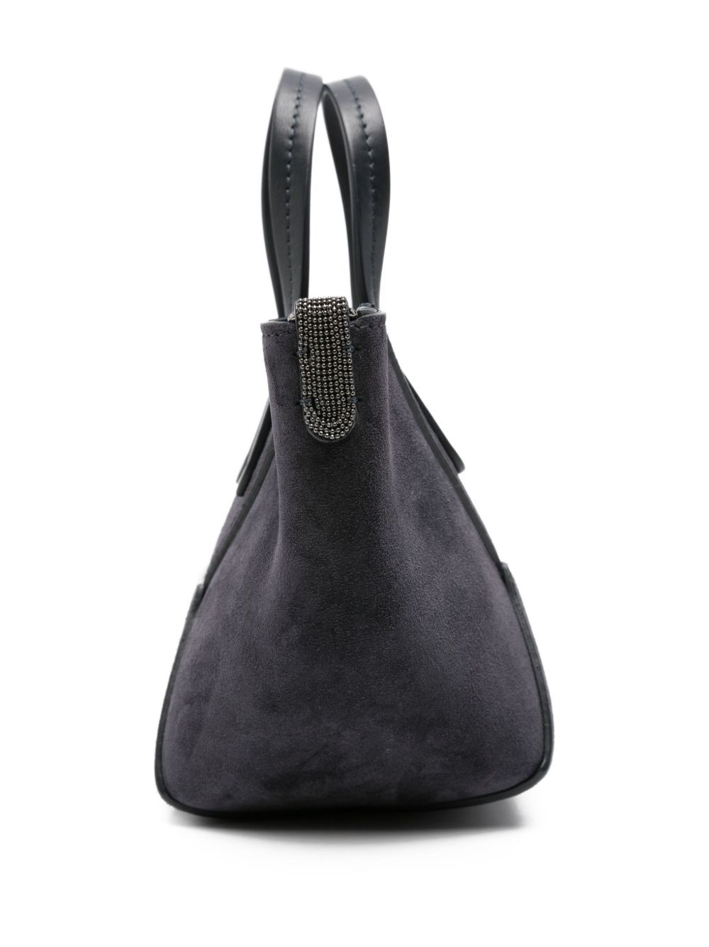 suede tote bag - 4