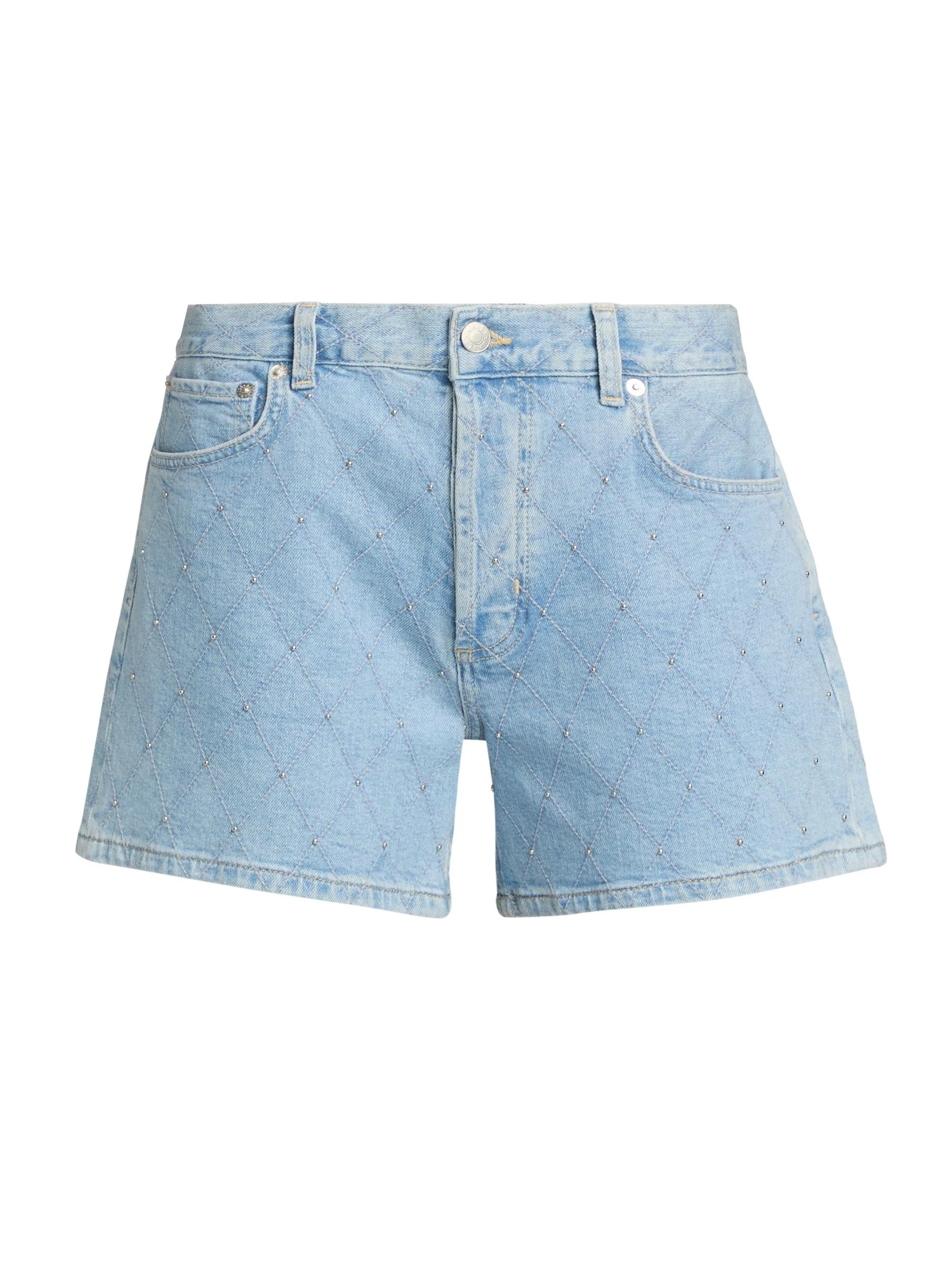 Women's Mesa Denim Shorts - Quilted Stud - 1