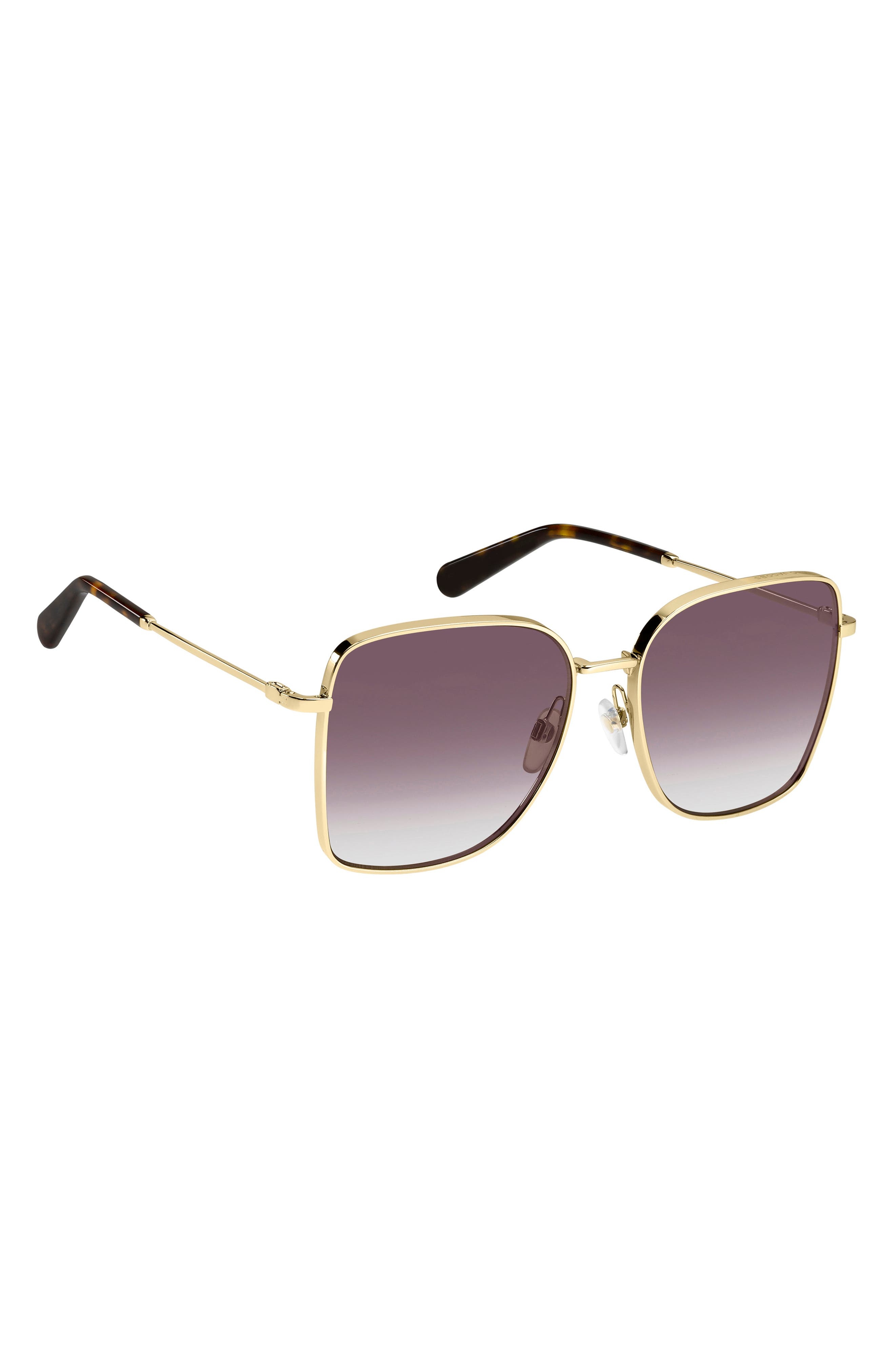 Marc Jacobs 58mm Square Sunglasses in Gold Violet at Nordstrom - 6