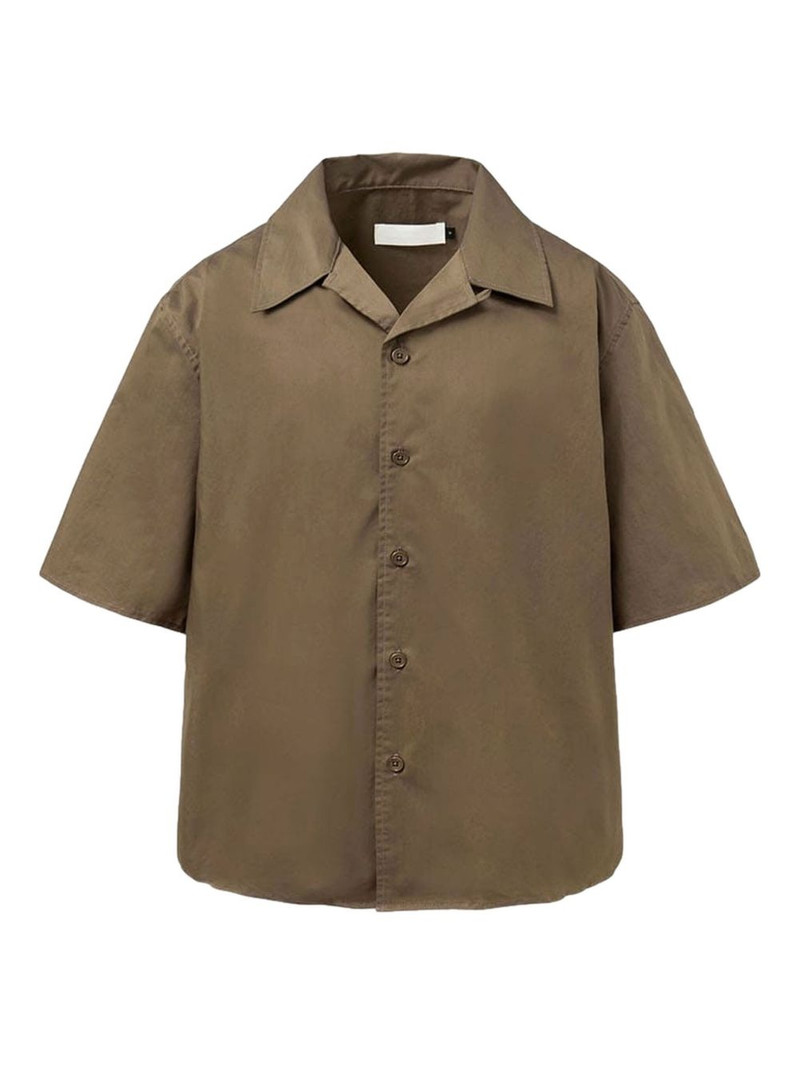 open-collar short-sleeve shirt 1