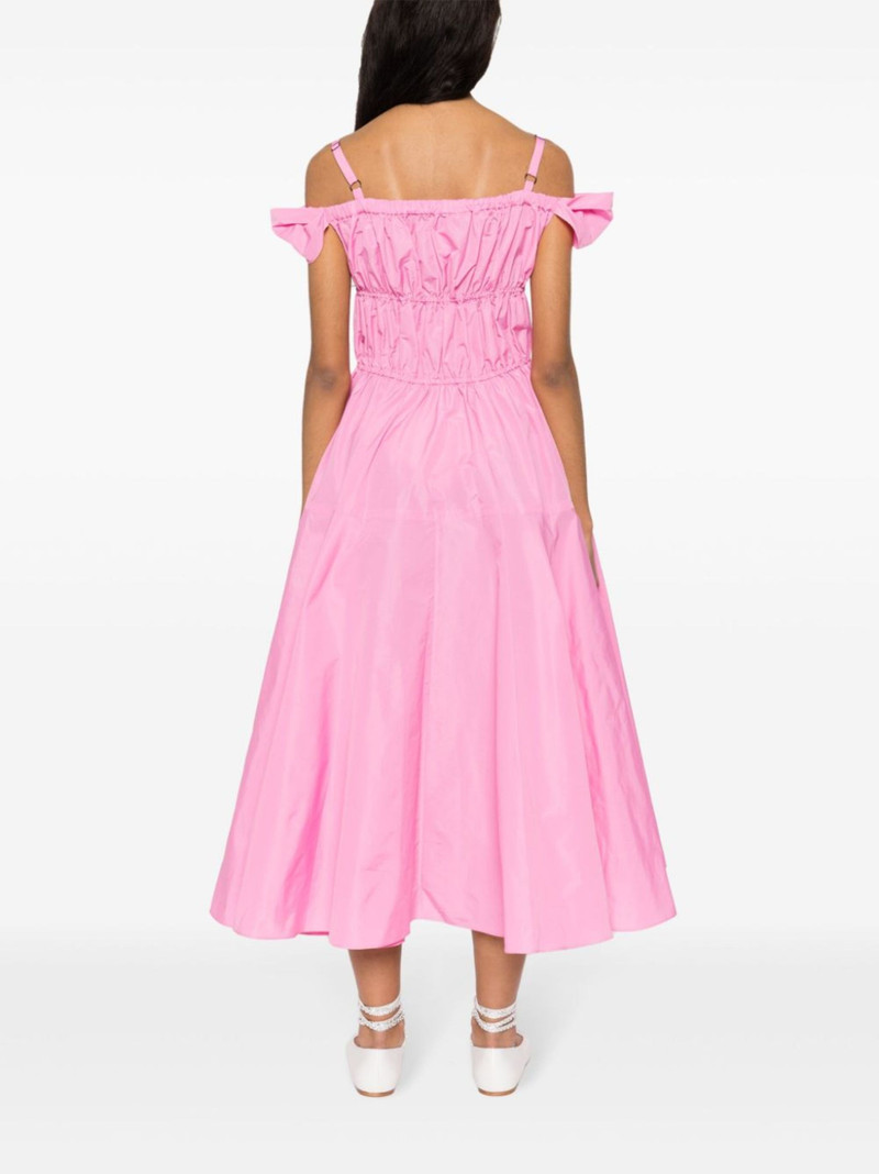 bow-detailed faille midi dress 4