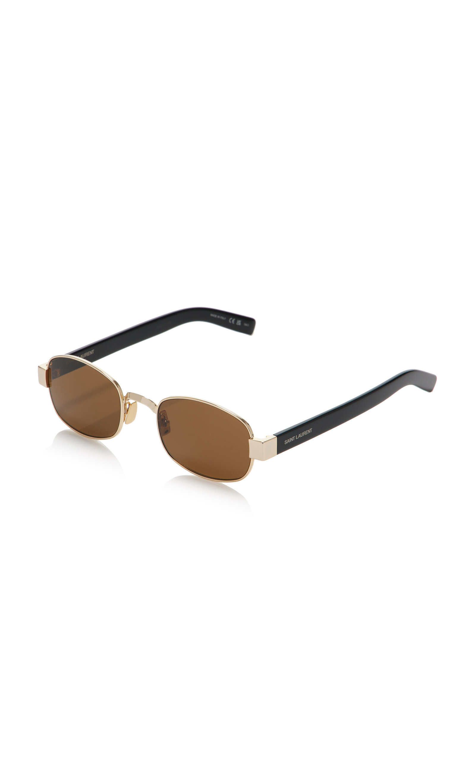 Round-Frame Metal Sunglasses brown - 3