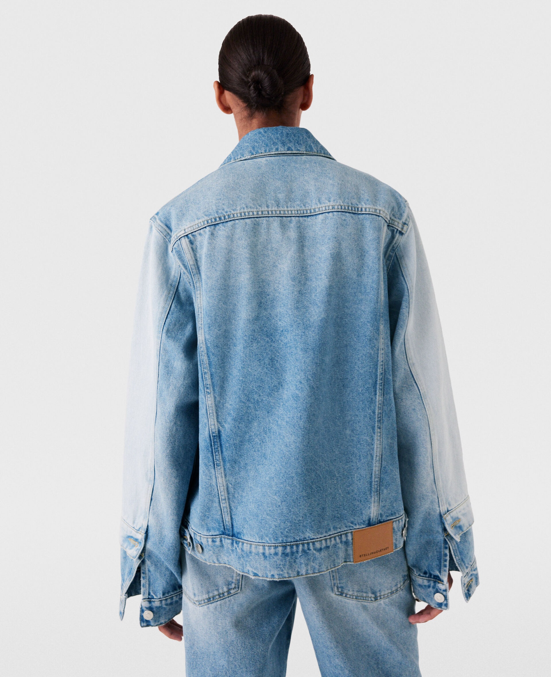 Contrast Panel Denim Jacket - 5