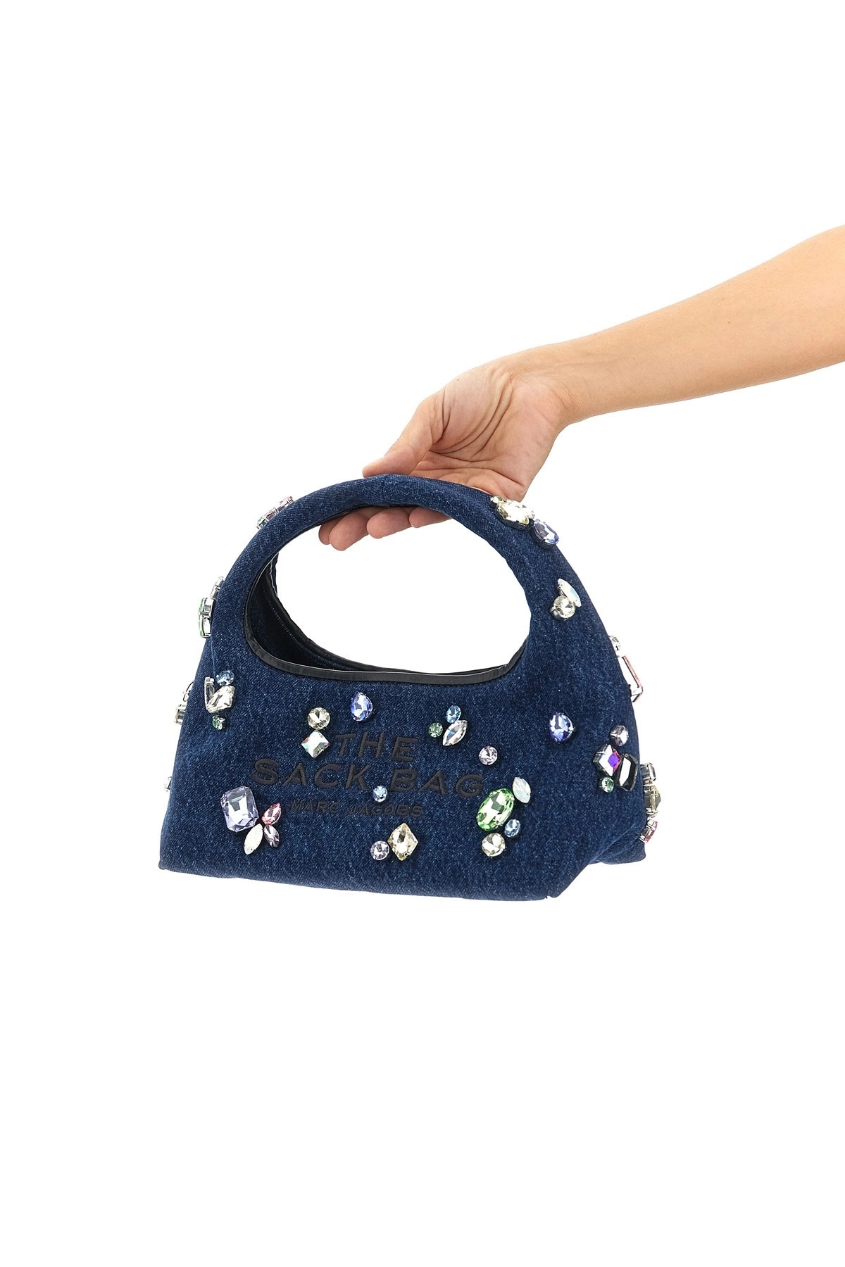 'The Gem Denim Mini Sack' handbag - 2