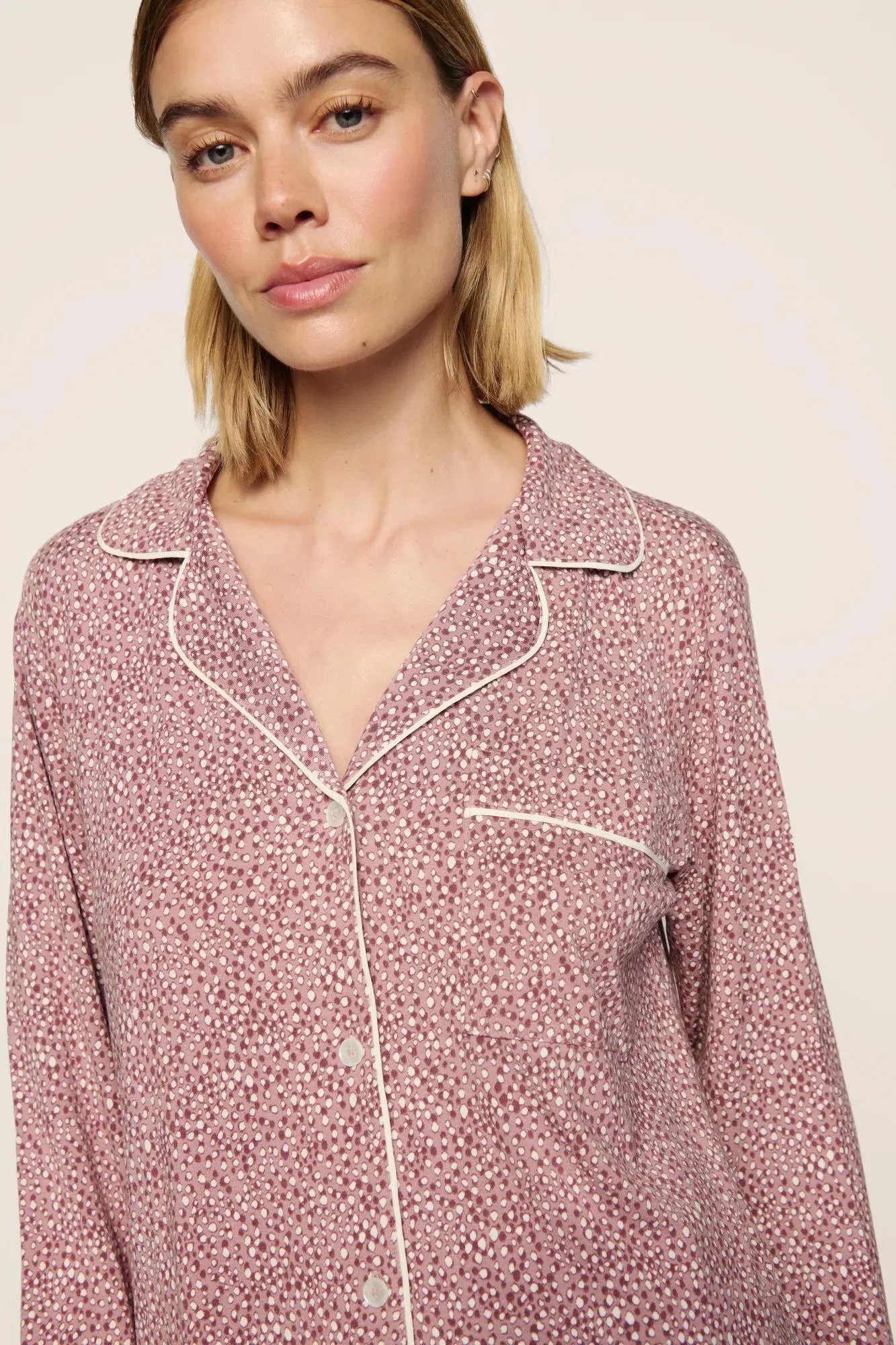 Gisele Printed TENCEL™ Modal Long PJ Set - 1