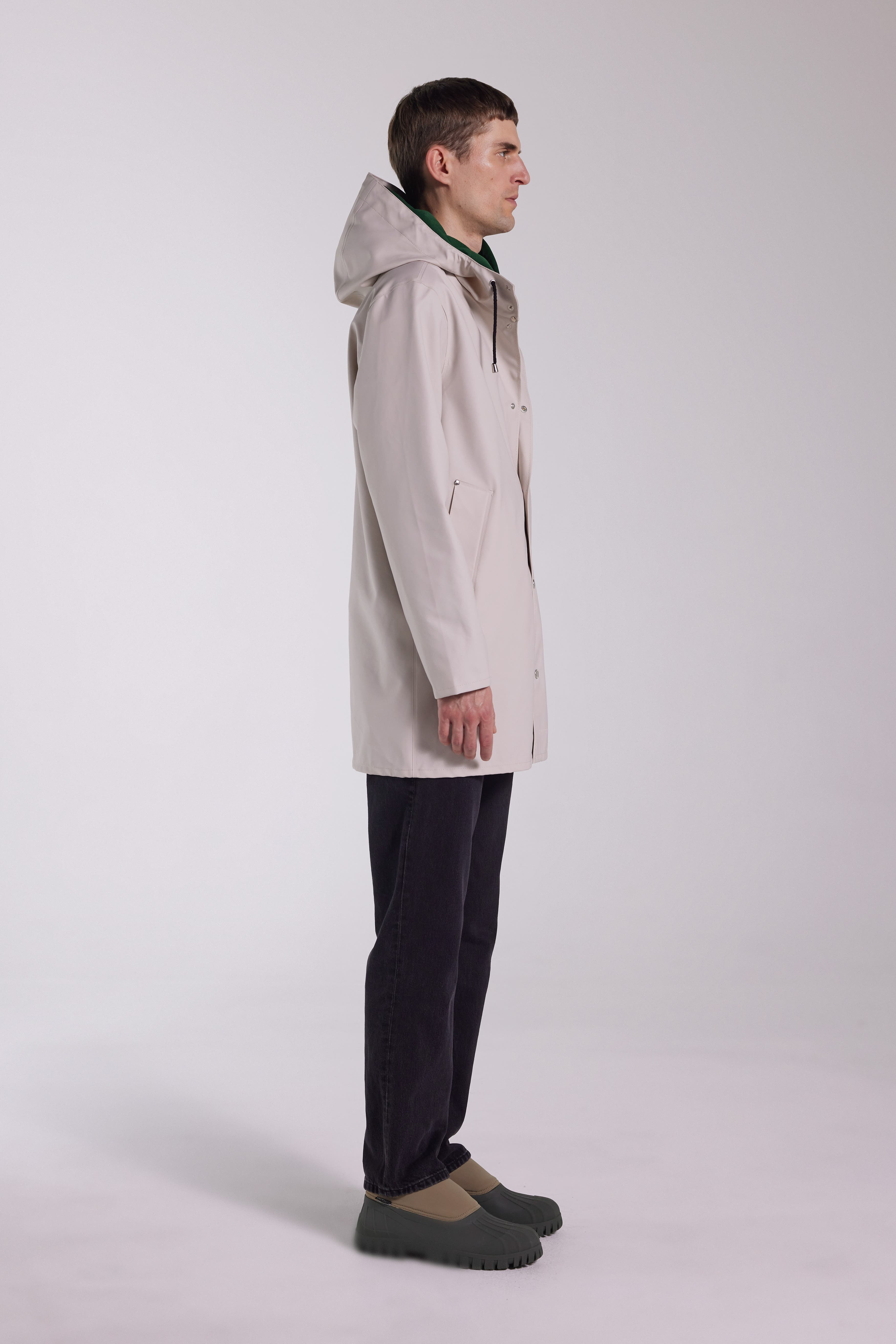Stutterheim Stockholm Lightweight Raincoat in Light Sand at Nordstrom - 9