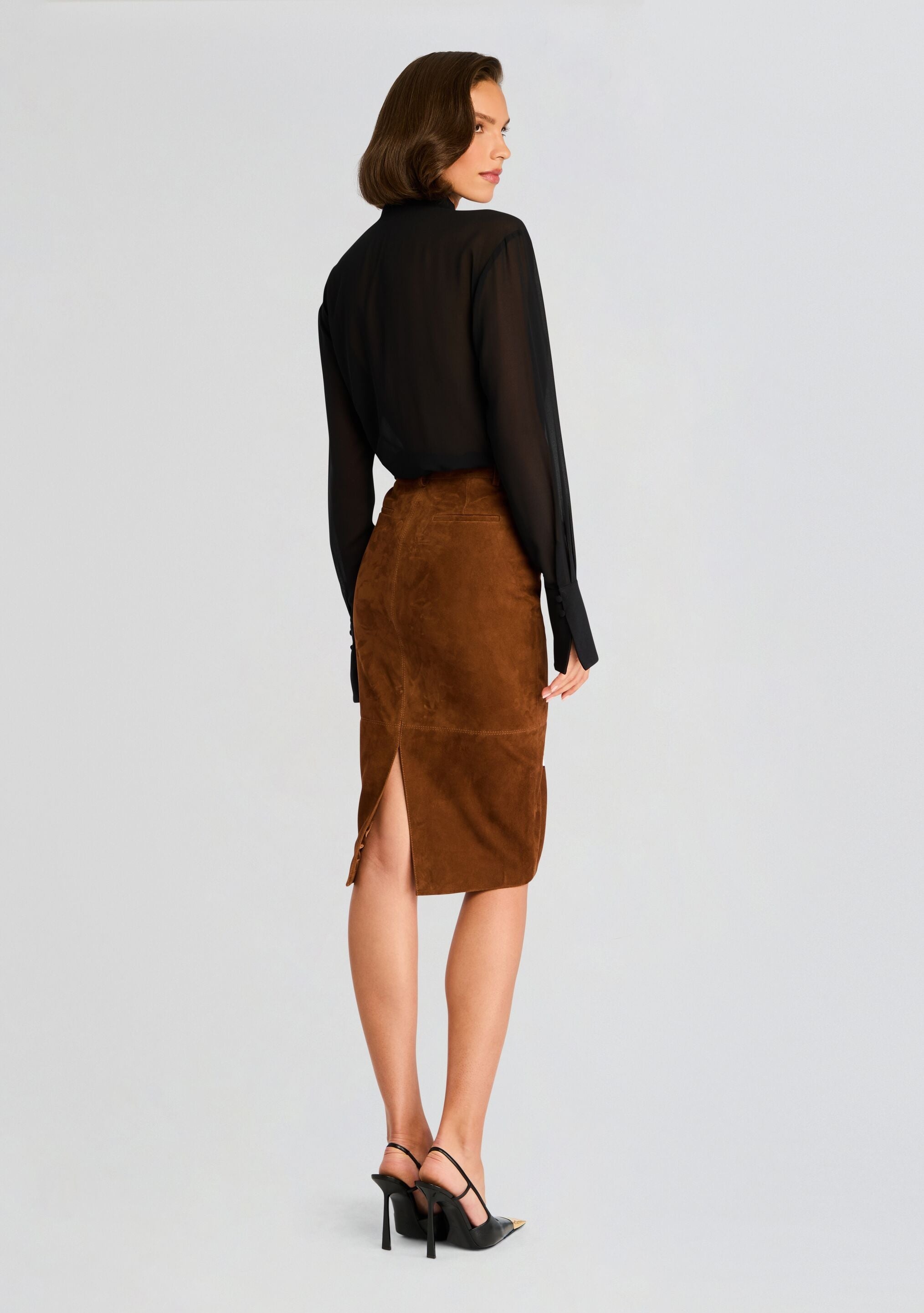 MARCELLA SUEDE SKIRT - 5