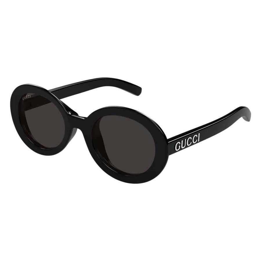 Gucci Grey Oval Ladies Sunglasses GG1722SA 001 53 - 2