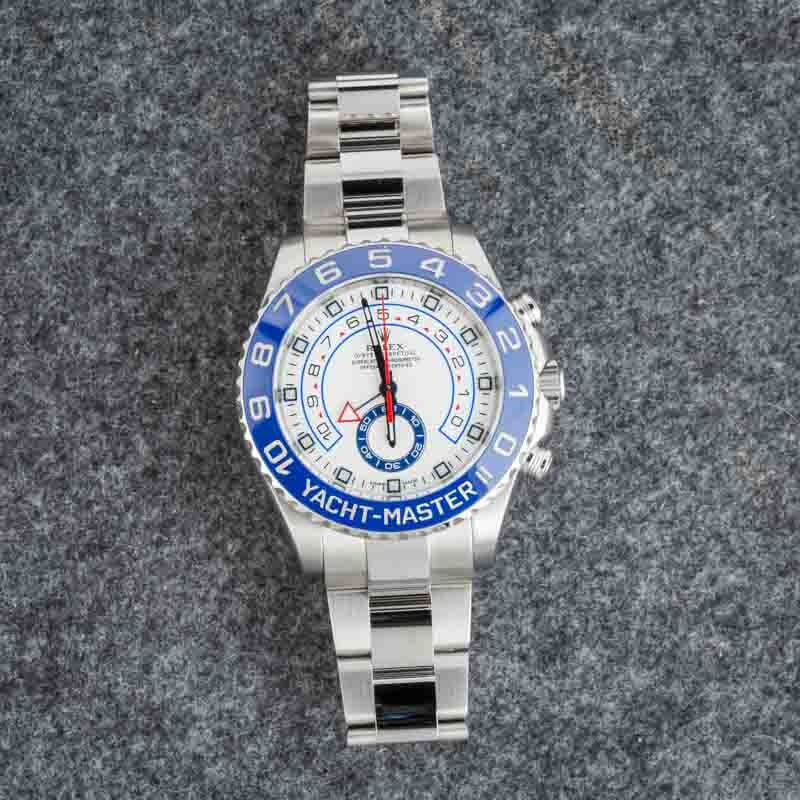 Used Rolex Yacht-Master II Ref 116680 Blue Ceramic Model - 6