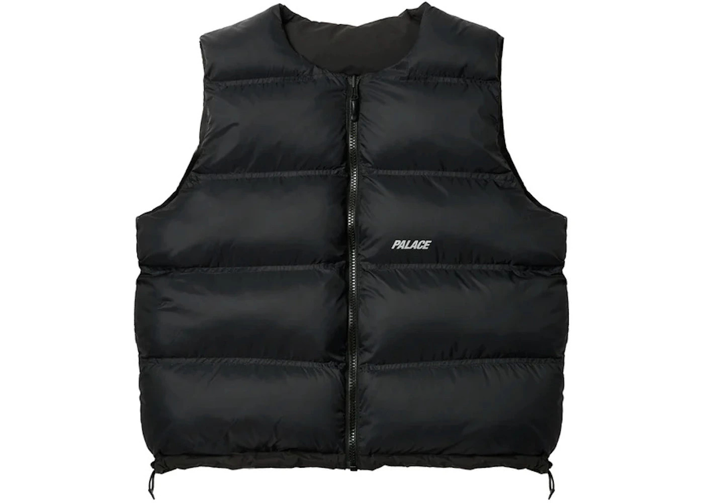 Palace P-Tech Reversible Puffa Vest Black - 3