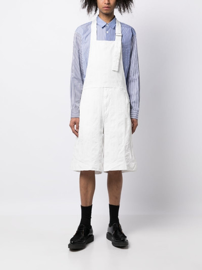 Comme des Garçons Homme Plus textured shorts overall outlook
