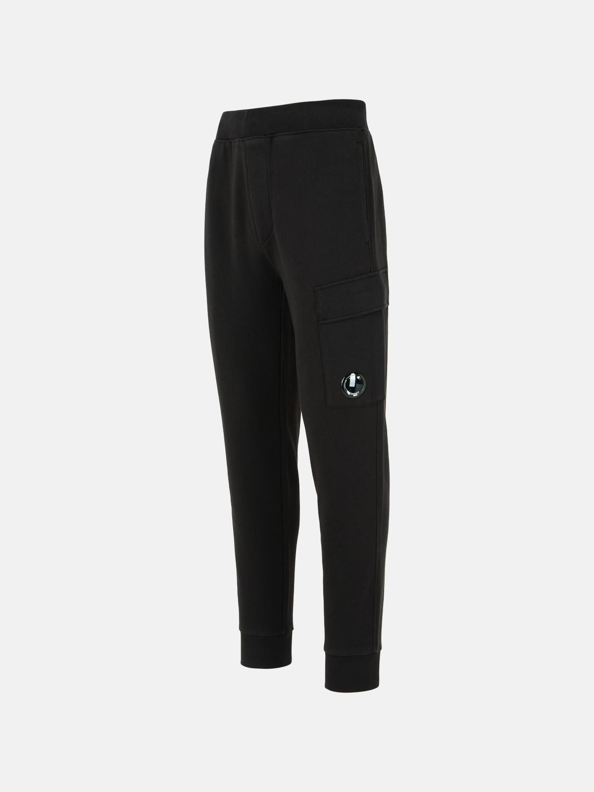 'JOGGER' BLACK COTTON PANTS - 2