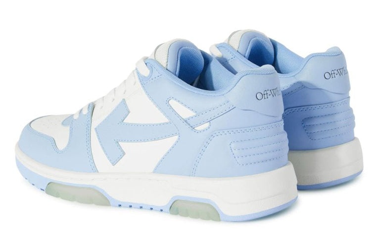 (WMNS) Off-White Out Of Office low-top Sneakers 'Blue White' OWIA259C99LEA0060140 - 4
