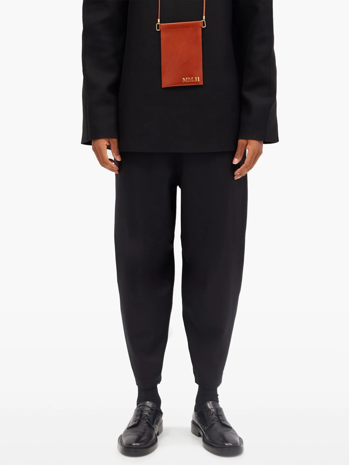 The Acrobat tapered-leg wool-blend trousers - 6