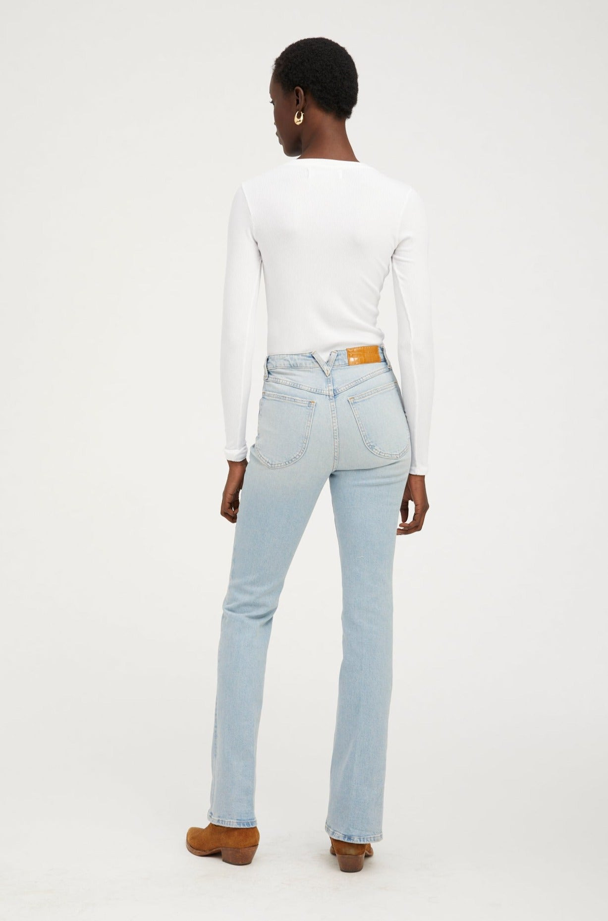 FRANÇOISE MICRO FLARE DENIM - 9