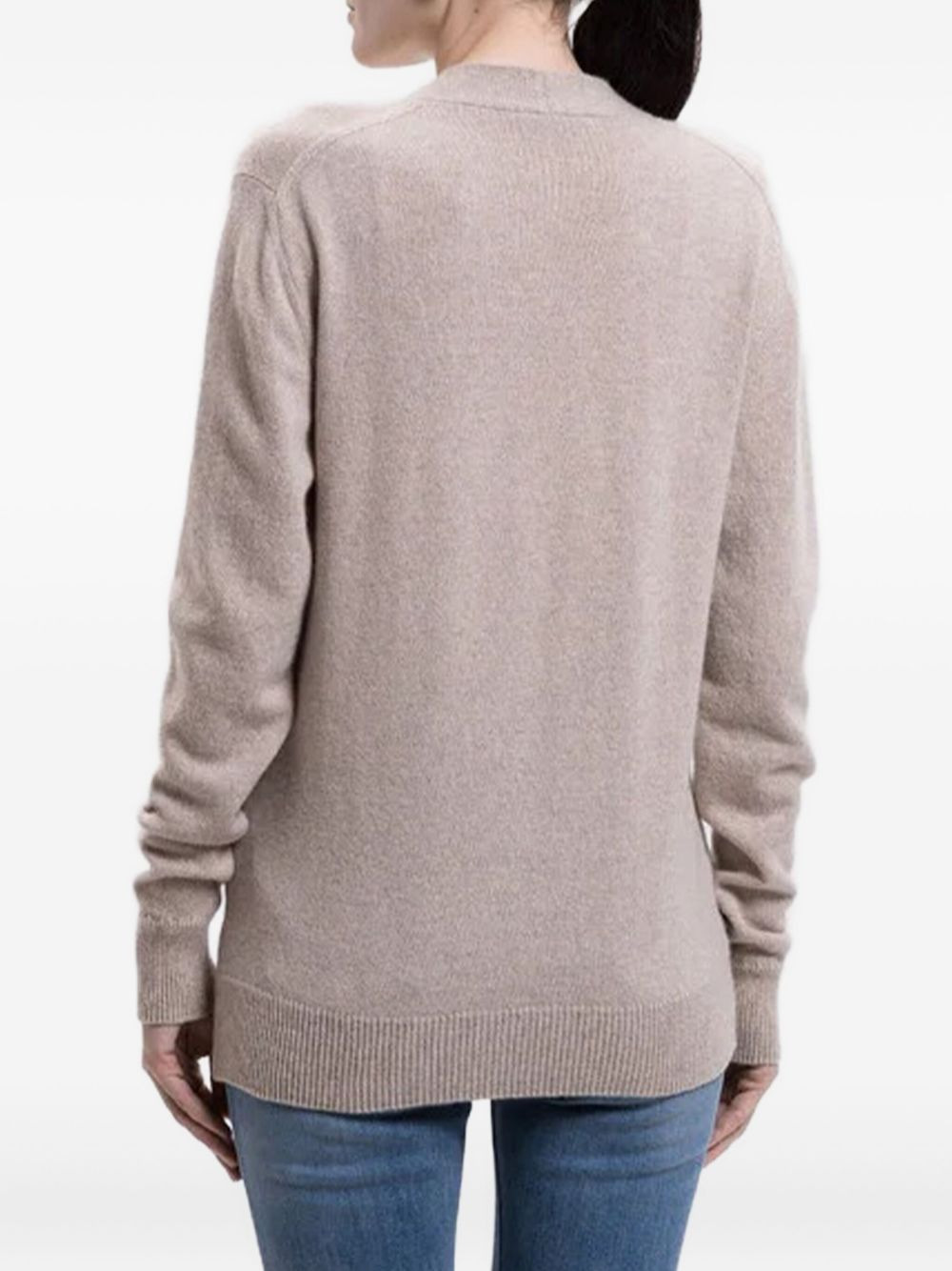button-detailed patch-pocket cardigan - 3