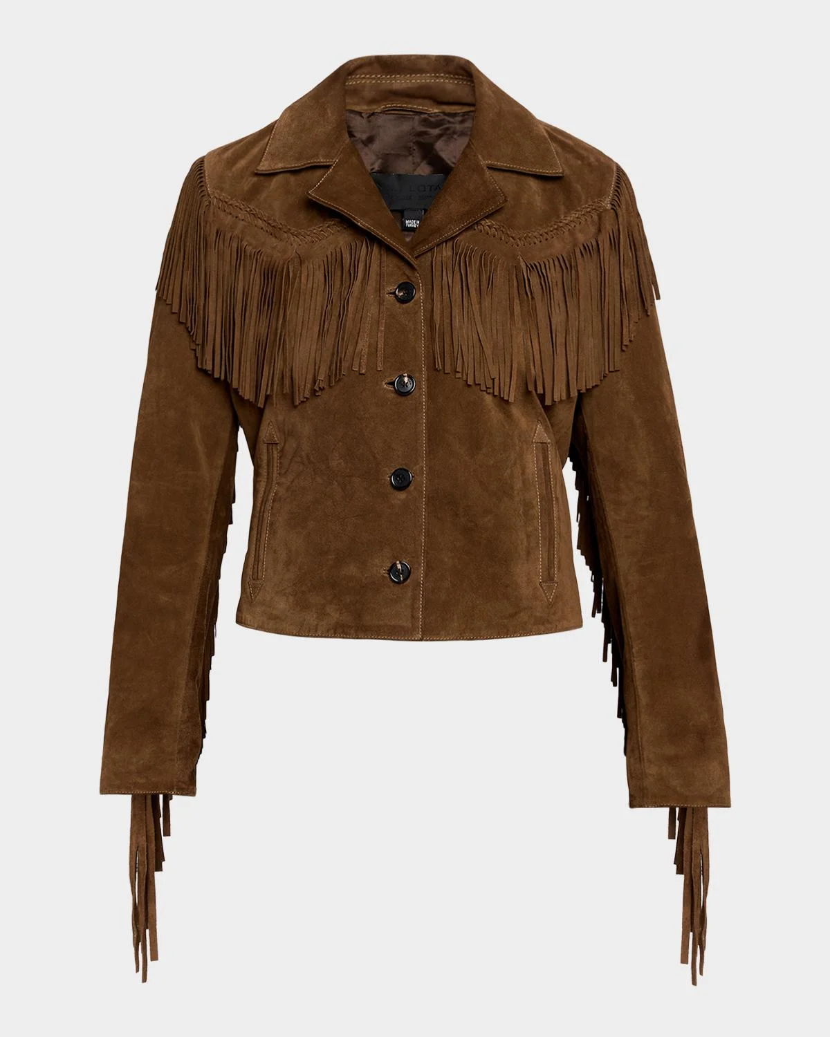 Eloi Fringed Suede Jacket - 1