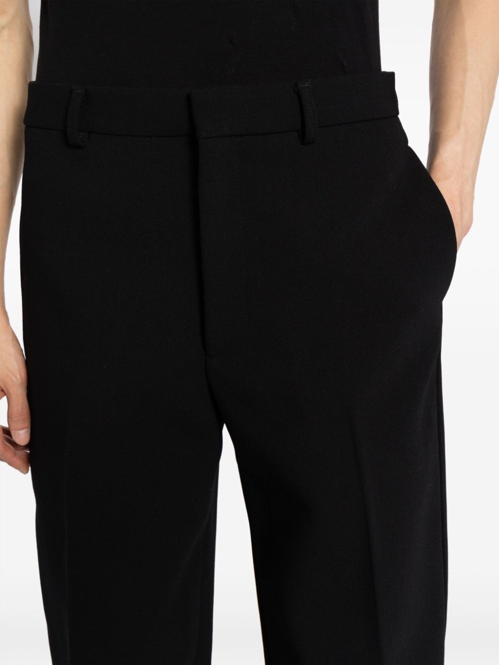 virgin-wool tailored trousers - 5