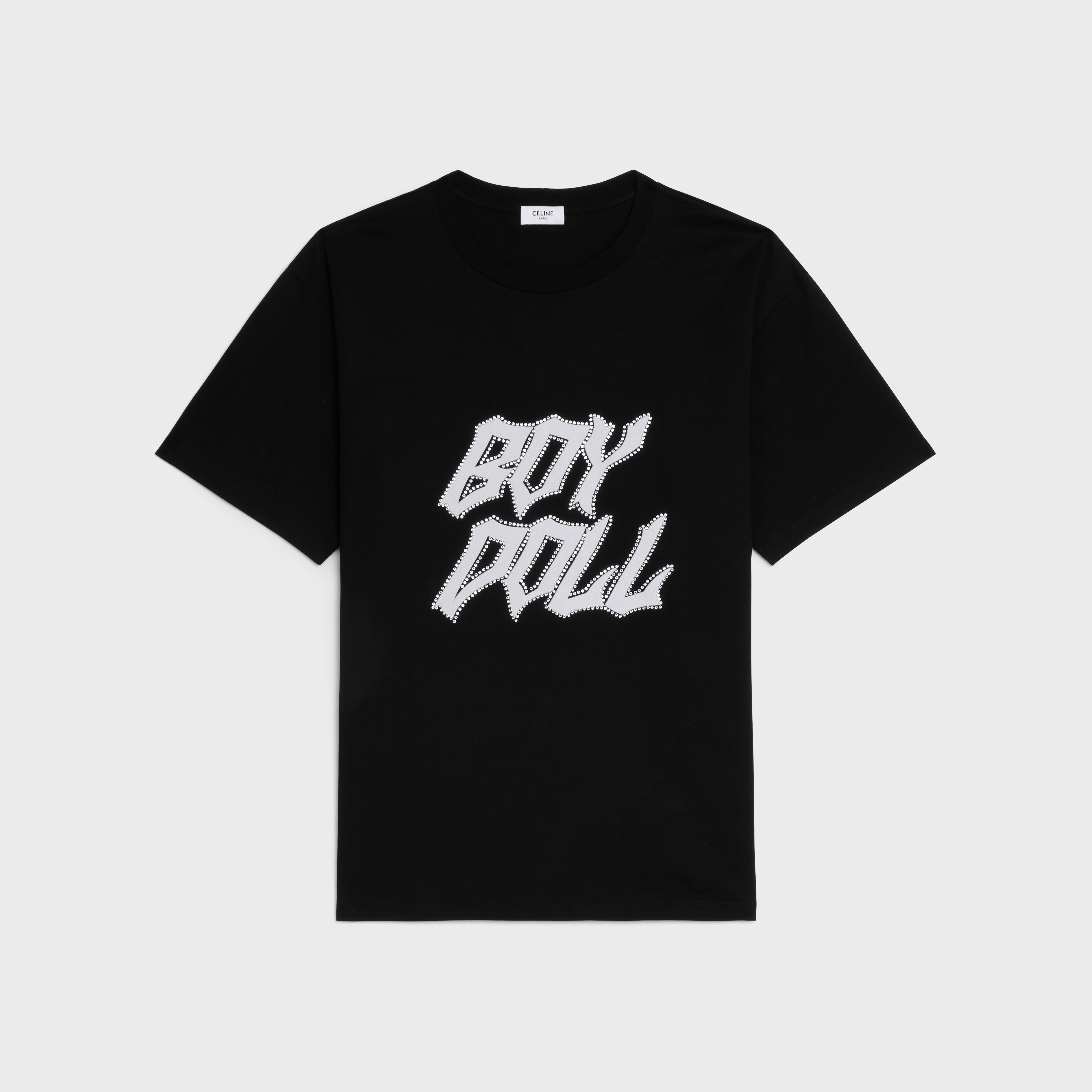 STUDDED BOY DOLL T-SHIRT IN COTTON JERSEY - 1