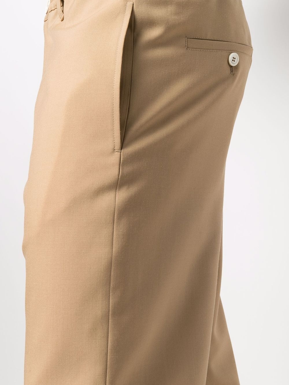 elasticated straight-leg trousers - 5