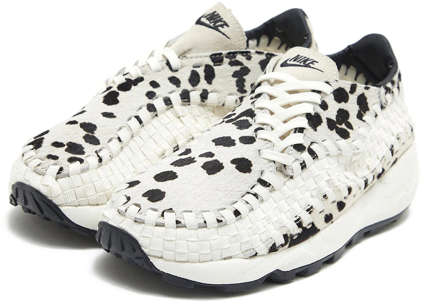 Nike Air Footscape Woven PRM White Cow Print (Women's) - 1