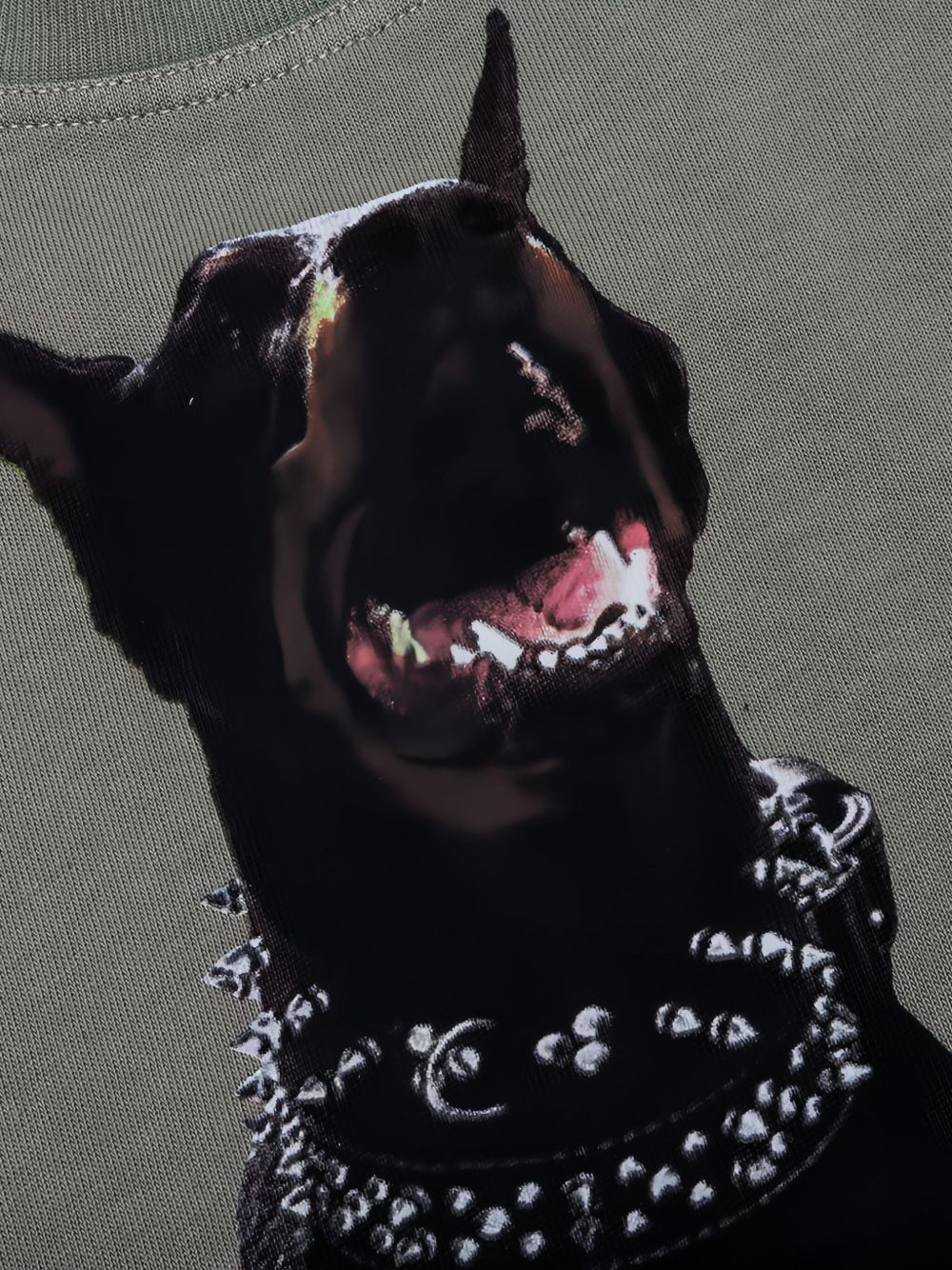 dog-print T-shirt - 5