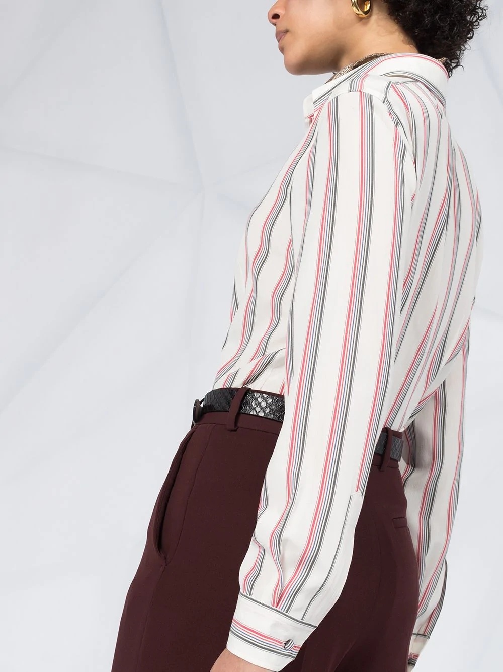 striped tailored shirt - 3