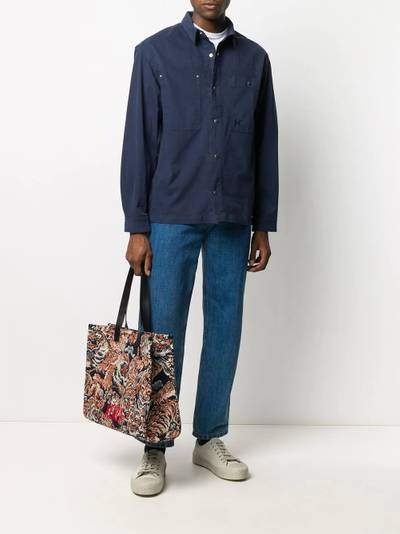 KENZO embroidered logo buttoned shirt outlook