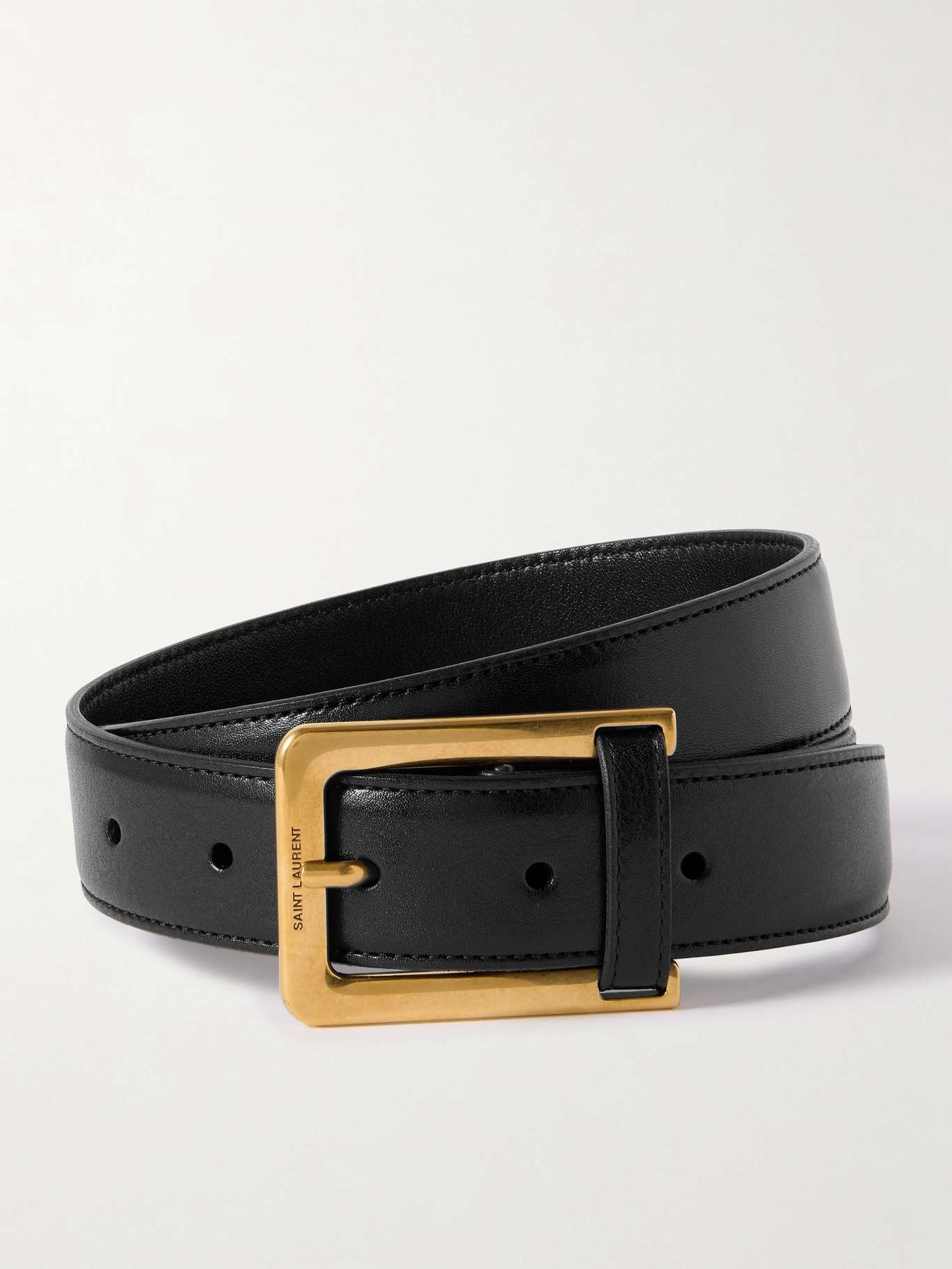 SAINT LAURENT Leather belt | netaporter | REVERSIBLE