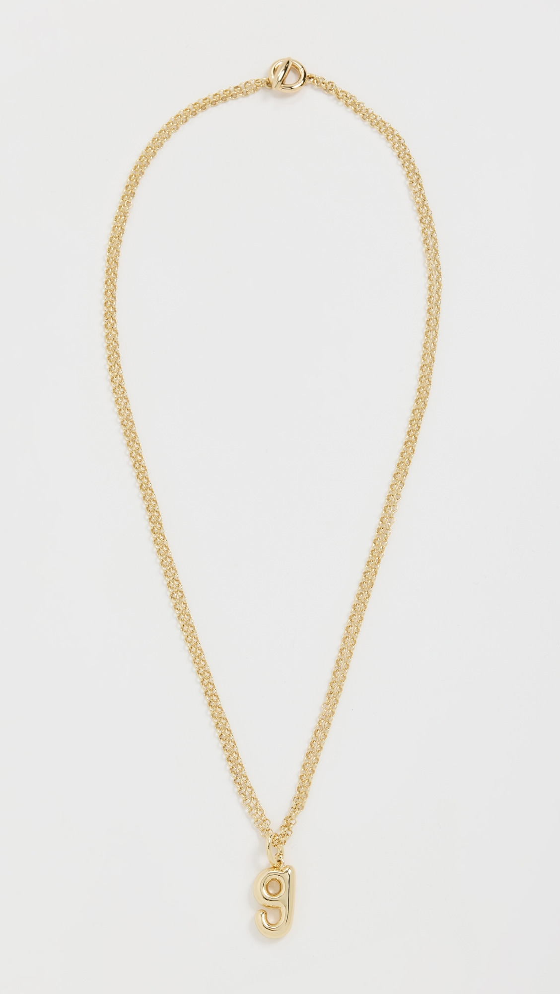 The Puffy Initial Necklace - 3