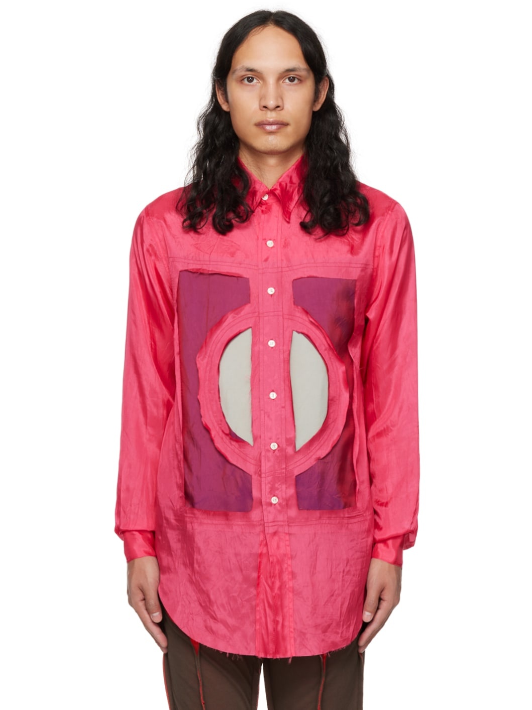 Pink & Purple Collage Shirt - 1