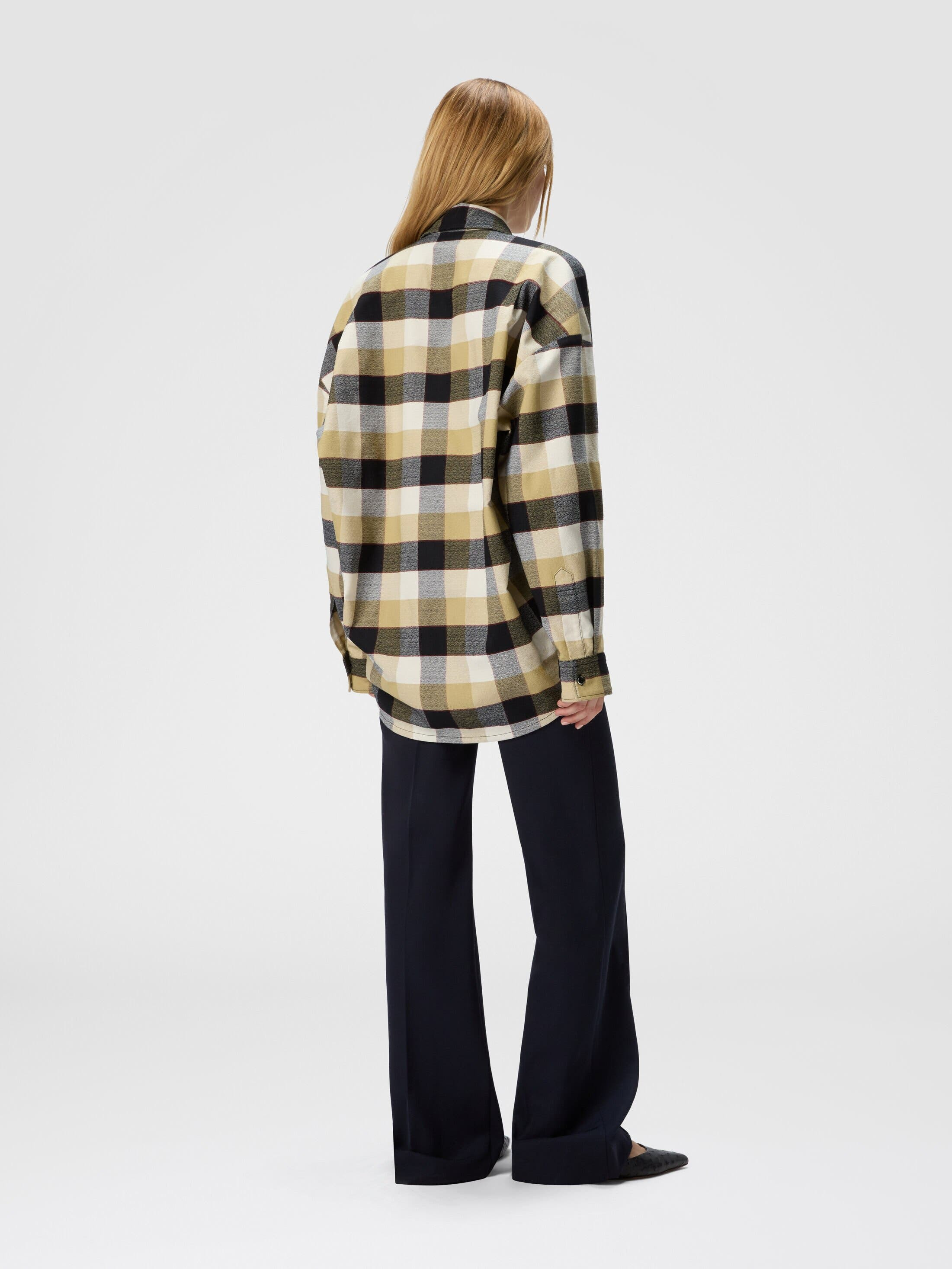 Missoni Oversized Check Shirt in Beige at Nordstrom - 3
