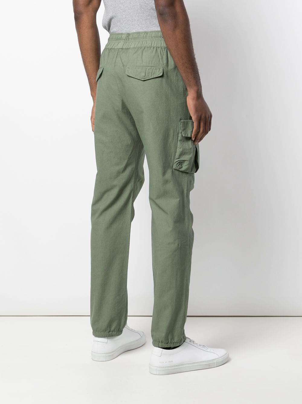 sateen cargo pants - 4